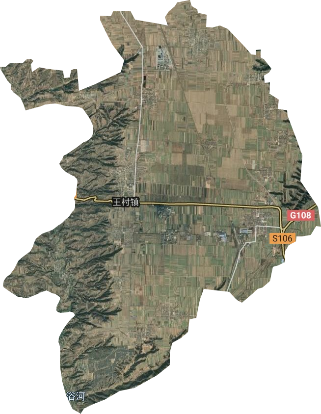 王村镇高清卫星地图,王村镇高清谷歌卫星地图