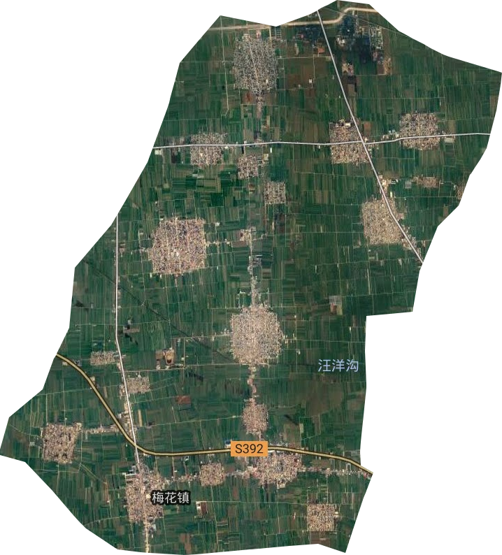 藁城梅花镇地图图片