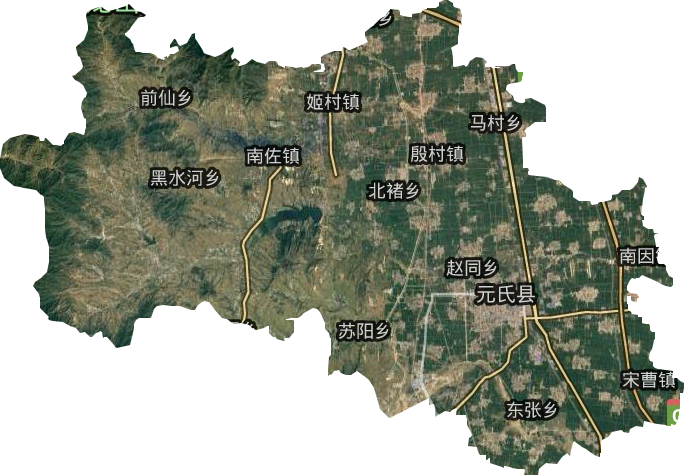 元氏县限号区域图图片