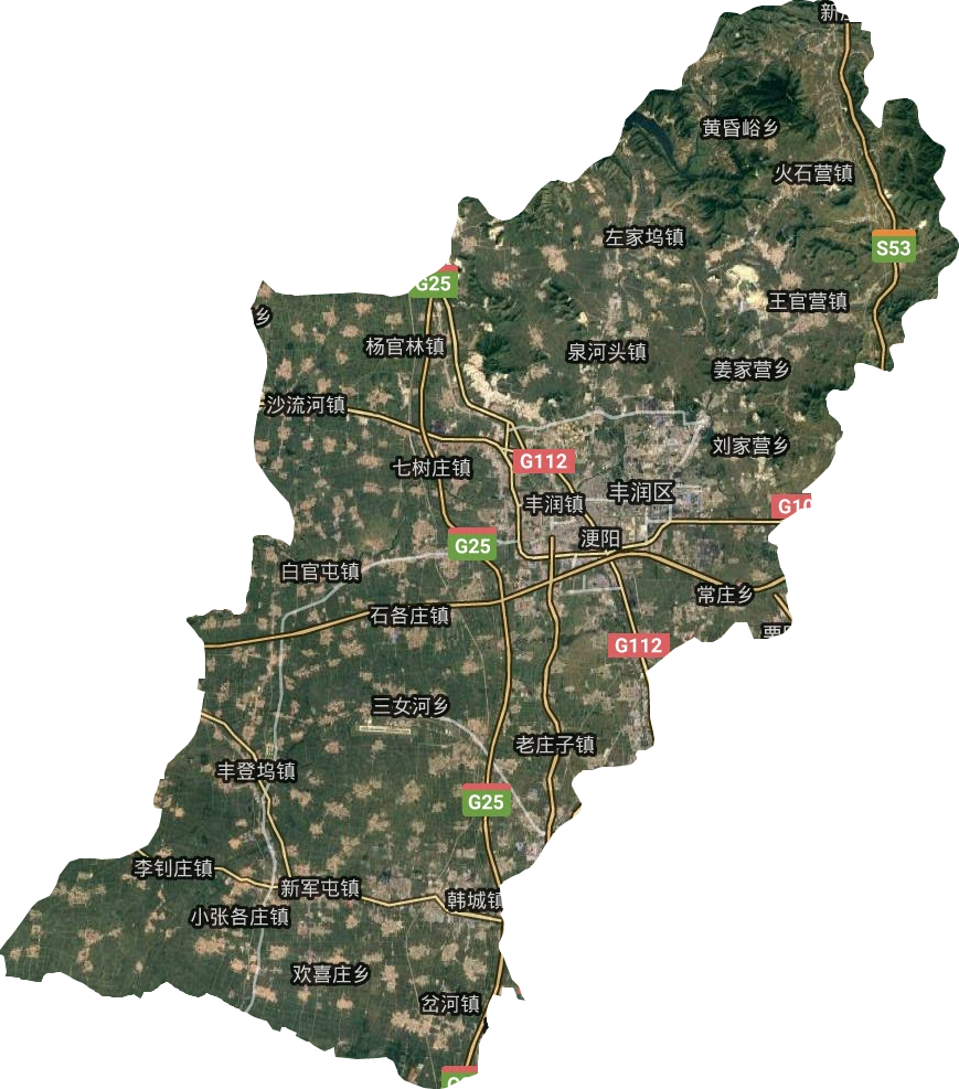 丰润区石各庄镇地图图片