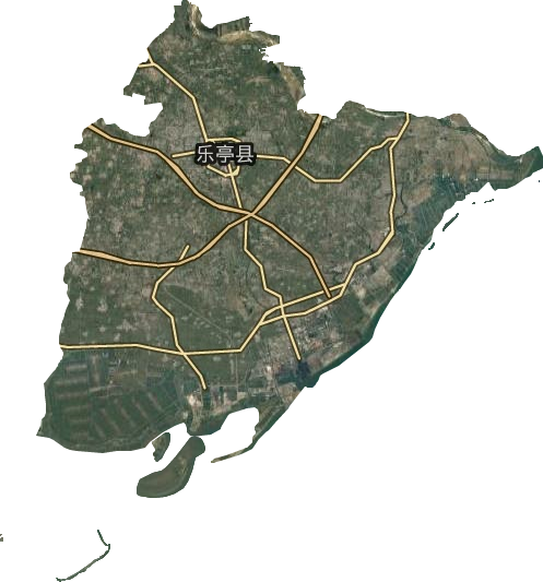 乐亭县高清卫星地图