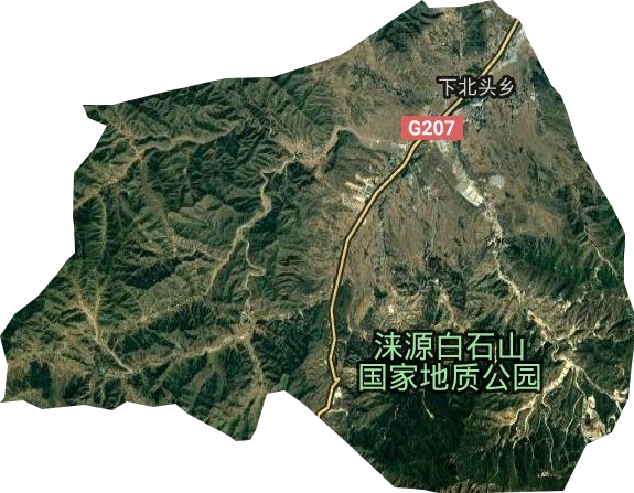 涞源县卫星地图高清版图片