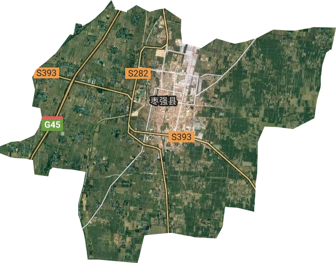枣强镇高清卫星地图