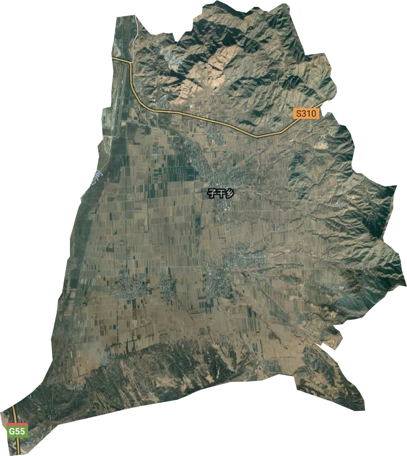 原平高清卫星地图图片