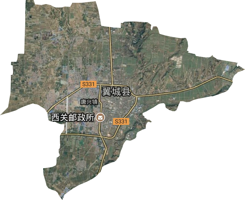 翼城县乡镇地图图片