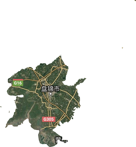 盘锦市高清卫星地图