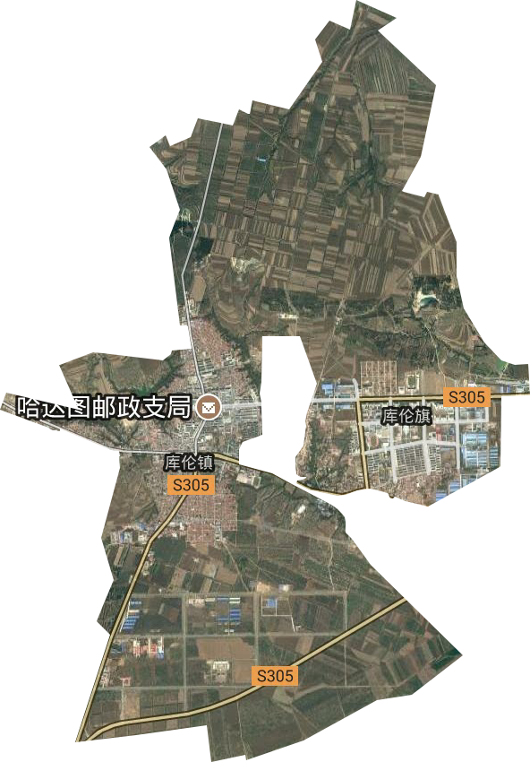 库伦镇地图图片