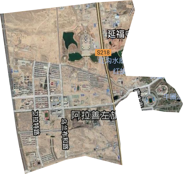 巴彦浩特王府街道高清卫星地图,巴彦浩特王府街道高清谷歌卫星地图