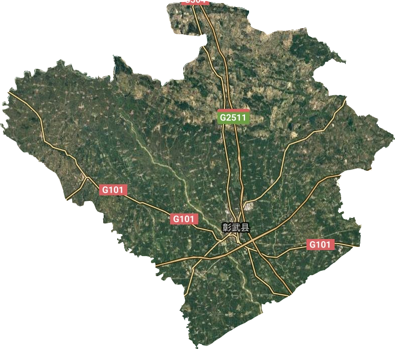 辽宁彰武县卫星地图图片