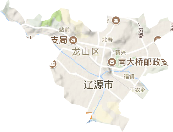 吉林省辽源市乡镇地图图片