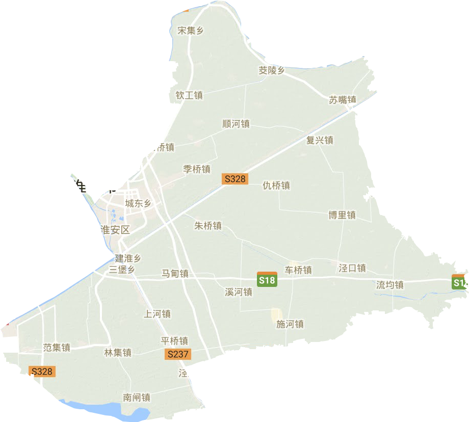 楚州区地图全图高清版图片