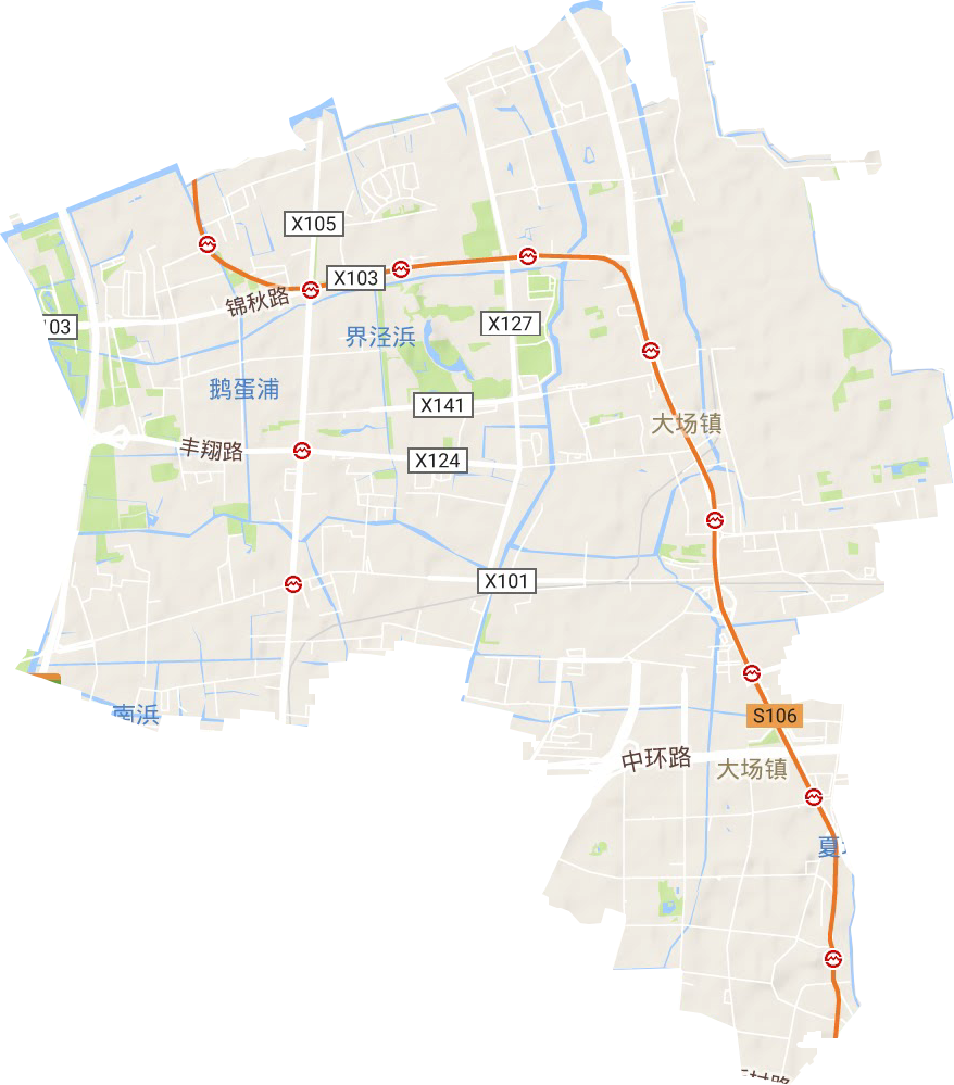 上海大场镇地图图片