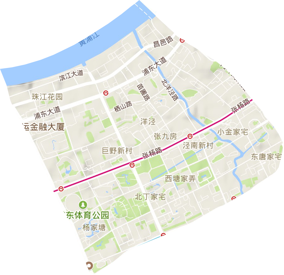 洋泾街道地图图片