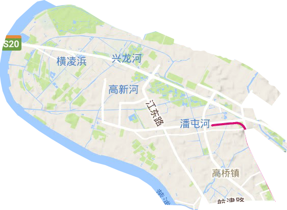 上海高桥地图图片
