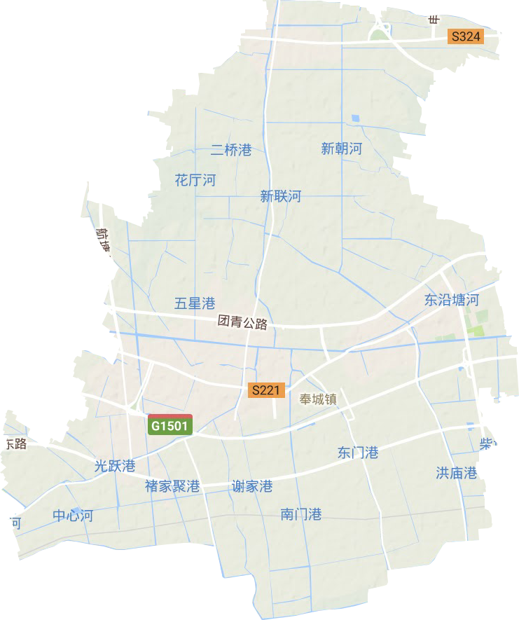 奉新城区地图图片