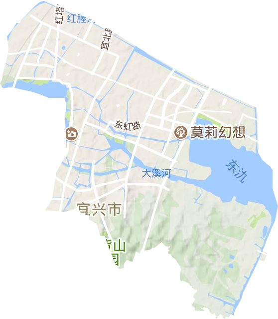 宜兴市宜城街道地图图片