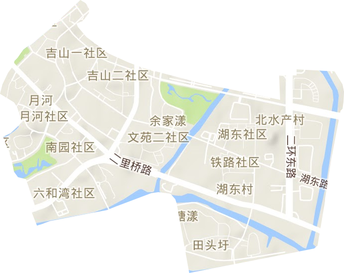 月河街地图图片