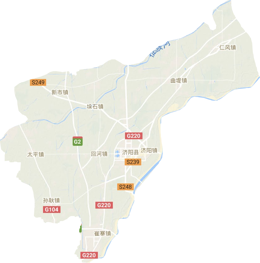 济阳县高清电子地图