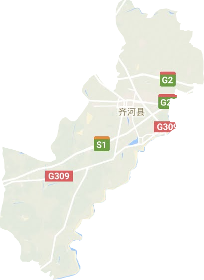 齐河县各乡镇地图图片