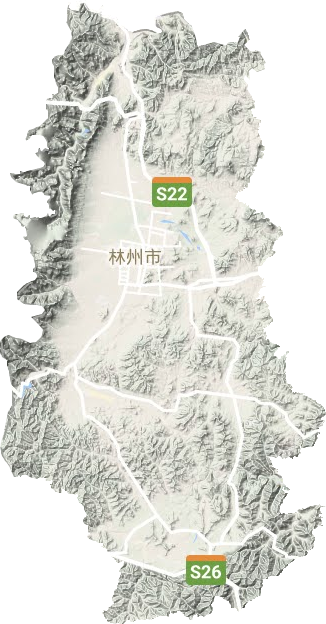 河南林州市地图高清版图片