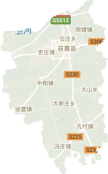获嘉县行政区划图片