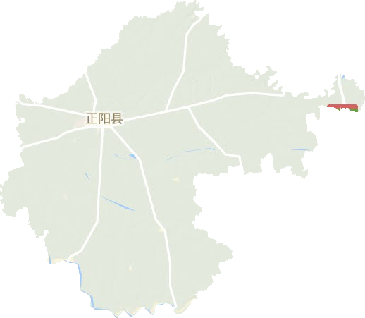 正阳乡镇地图图片