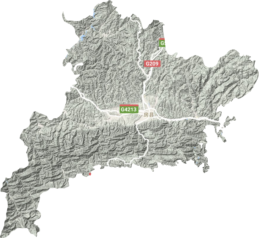 房县城关镇地图图片