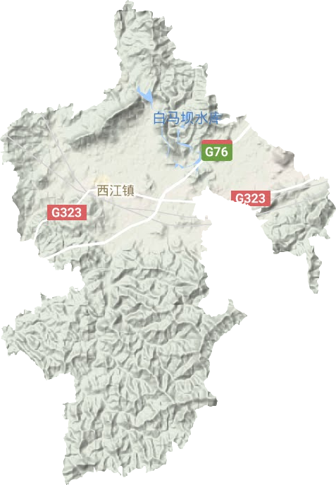 岷县西江镇地图图片