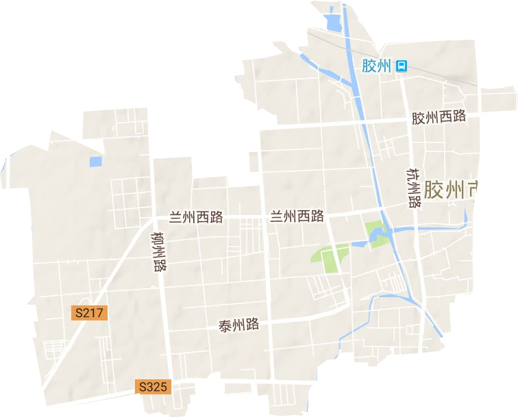 胶州阜安街道辖区图图片