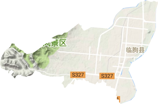 临朐县城关街道地图图片