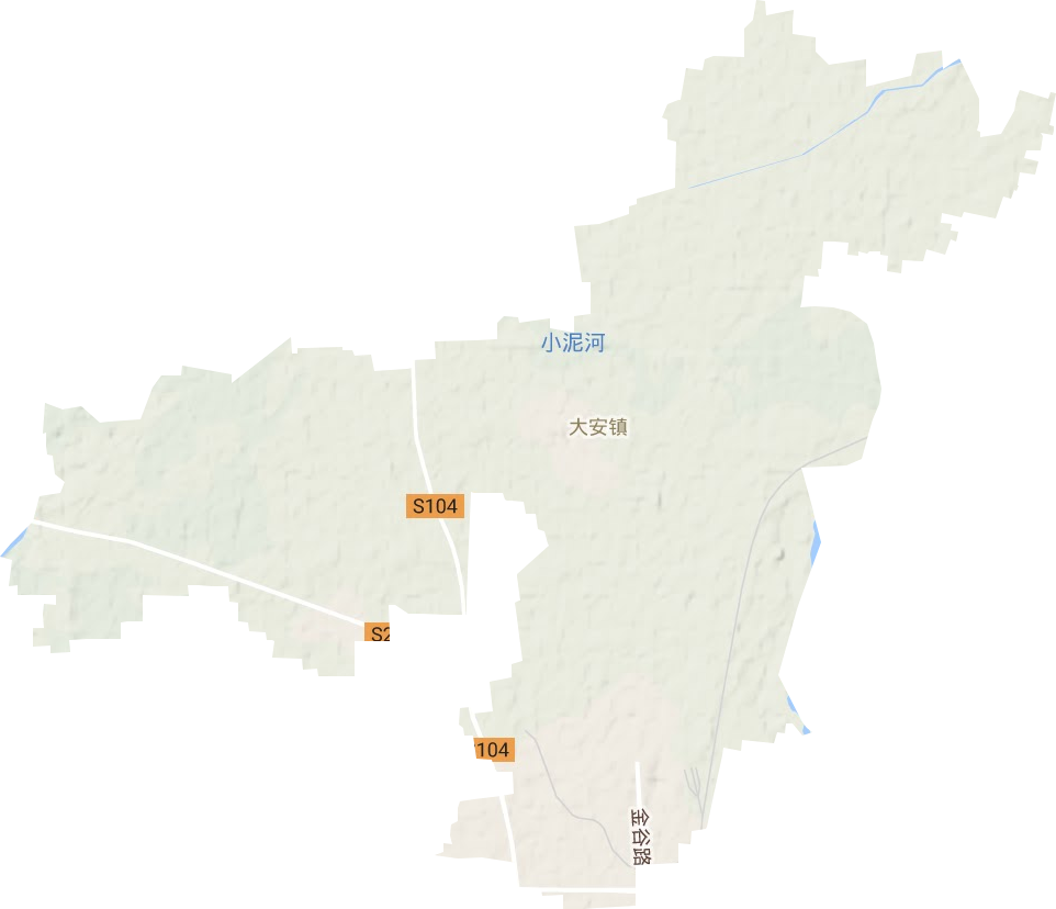 大安市各乡镇地图图片