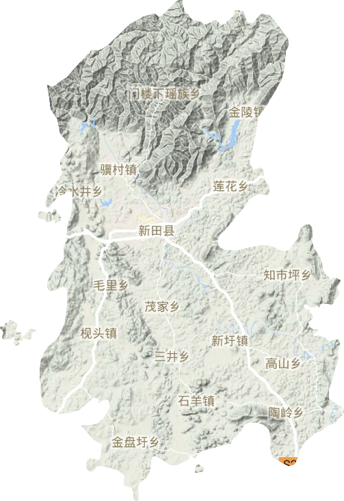 收藏与分享:您还可以查看新田县其它类型的地图:新田县卫星图新田县