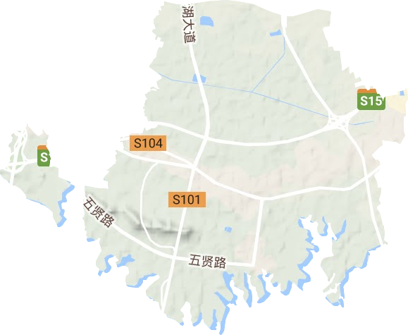 武汉市蔡甸区行政地图图片