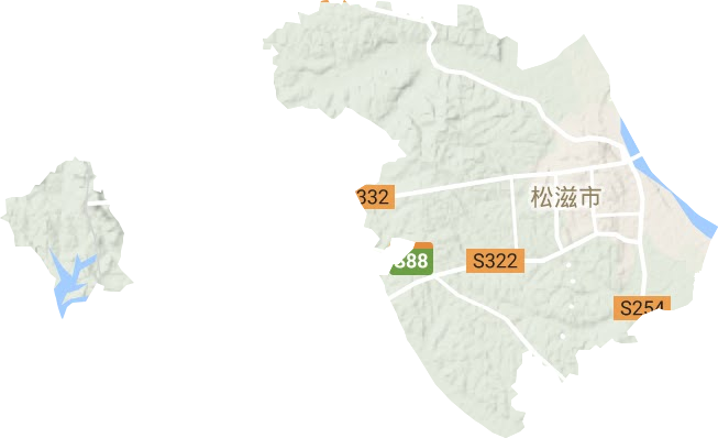 松滋新江口地图高清版图片