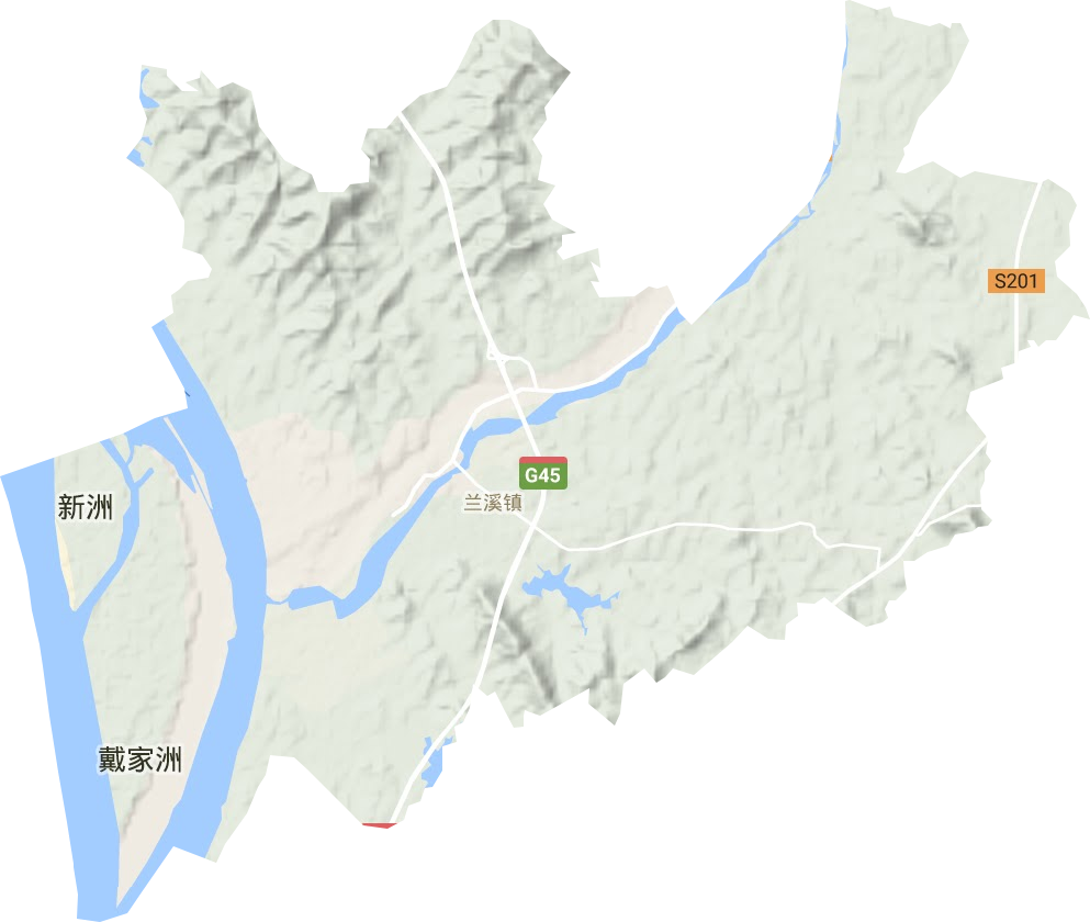 浠水县乡镇区分地图图片