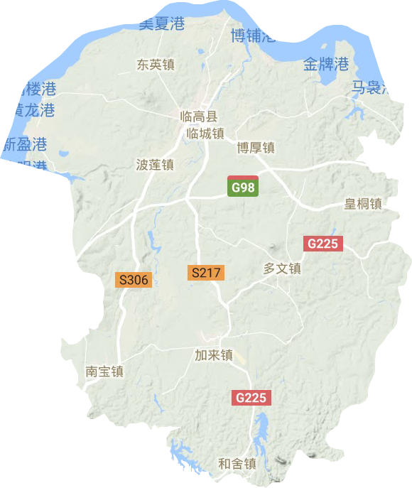 临高县临城镇地图图片