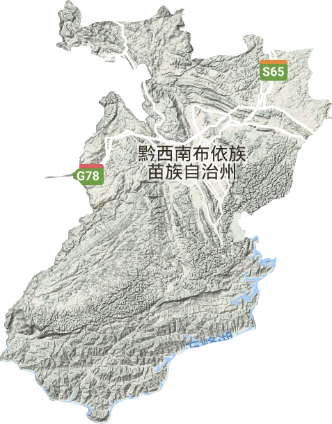 兴义地区地图全图图片