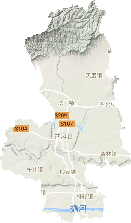扶风县城市规划图图片