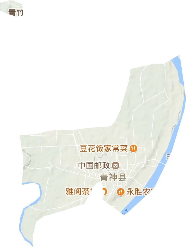 高青县青城镇地图全图图片