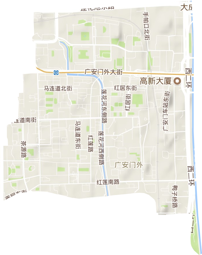 椿树街道高清地形地图,椿树街道高清谷歌地形地图