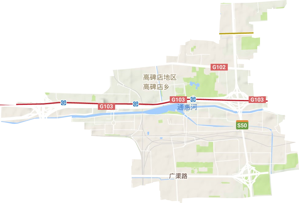 高碑店方官镇地图图片