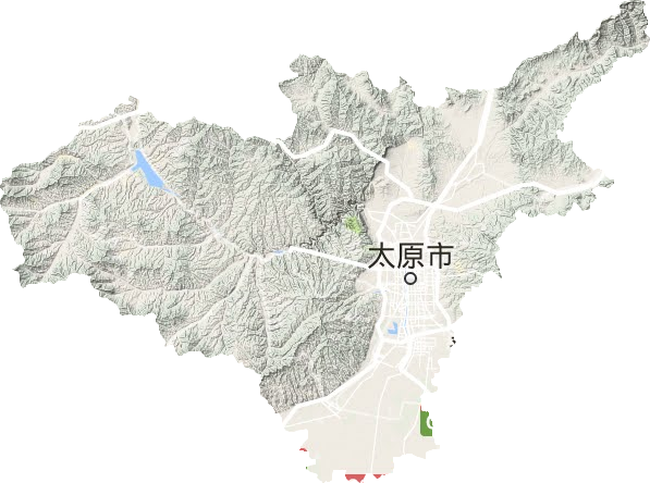 太原市全景地图图片