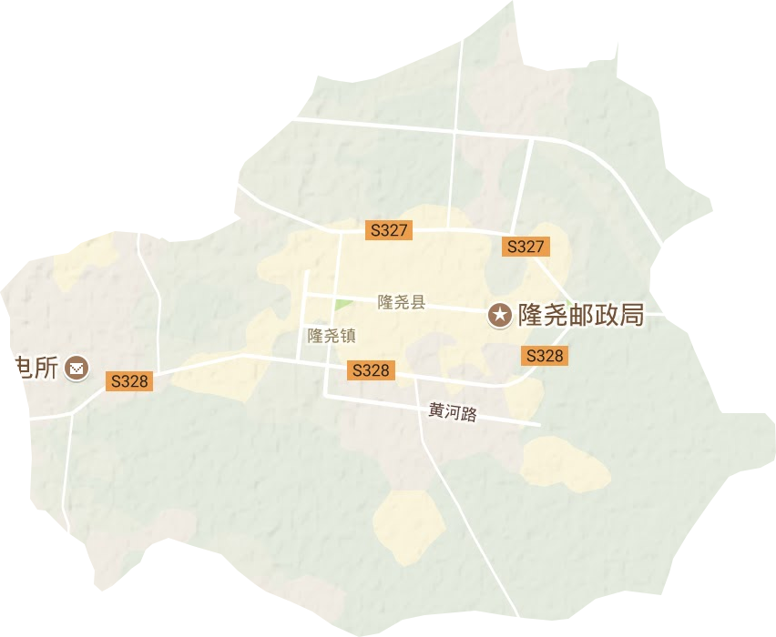 邢台市隆尧县地图高清图片
