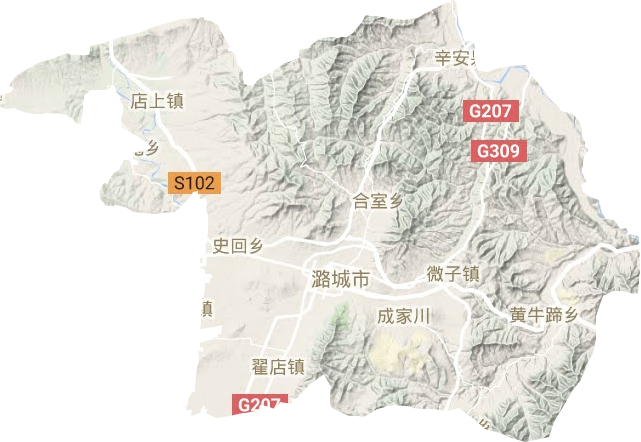壶关县店上镇地图图片