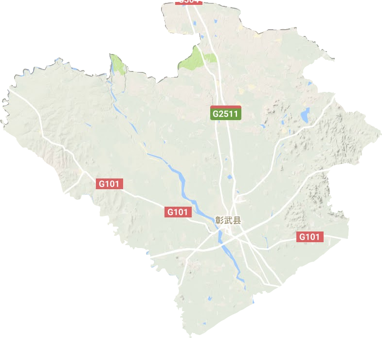 彰武县卫星地图高清版图片